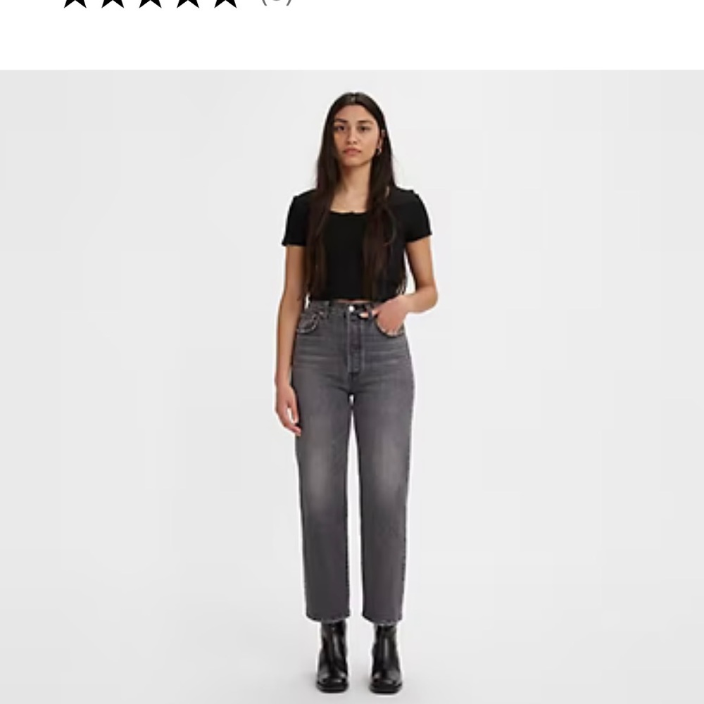Levis Rib Cage Ankle Jeans